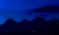 Gratbeleuchtung anlässlich 50 Jahre Dachstein-Gletscherbahn