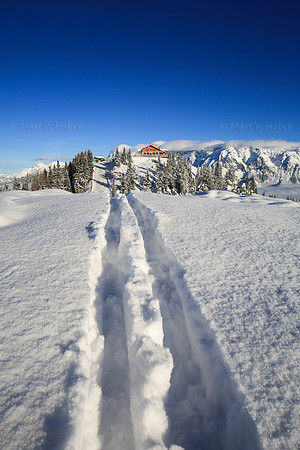 Neuschnee auf der Hochwurzen