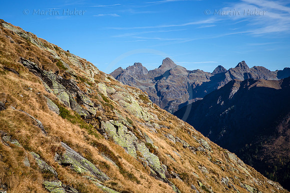 Herbstlicher Berghang in den Schladminger Tauern