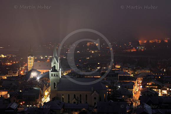 Katholische und evangelische Kirche in Schladming / Advent 2011