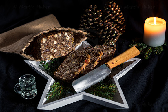Food-Fotografie, Kletzenbrot