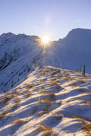 Sonnenuntergang auf dem Kalteck