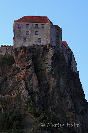 Die Riegersburg im ersten Morgenlicht