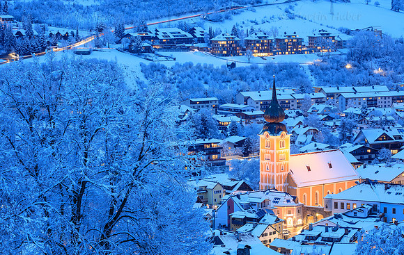Blaue Stunde in Schladming
