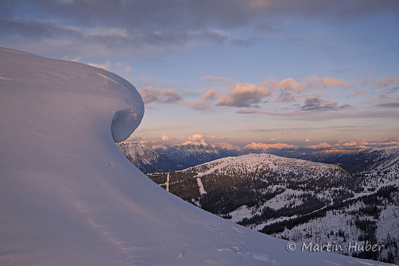 Schneewelle auf dem Krahbergzinken