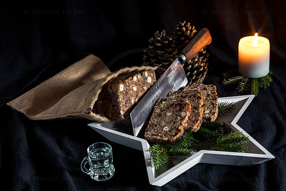 Food-Fotografie, Kletzenbrot
