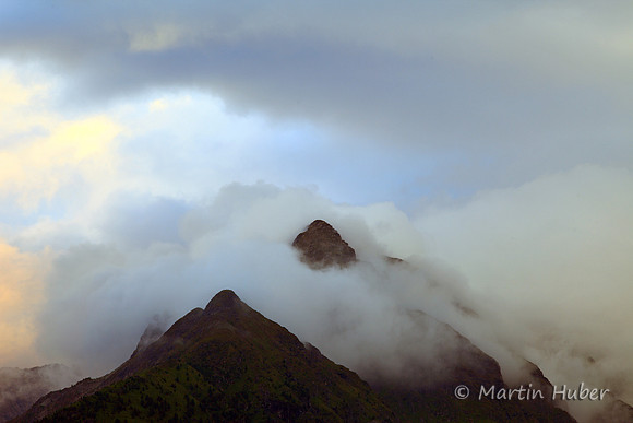 Wolken-Abend-Stimmung / Mandlspitze und Placken